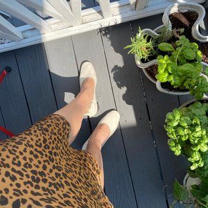 EVERLANE day heel in bone STACKED size 9